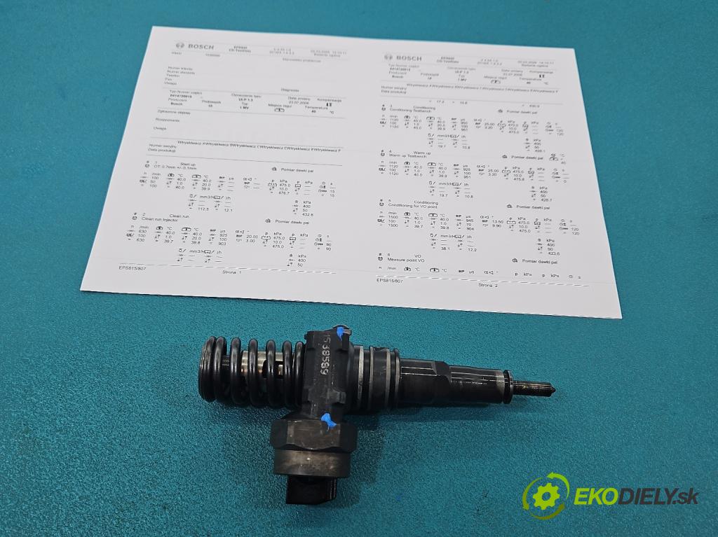 Vw Golf IV 1997-2003 1.9 tdi 101 hp manual 74 kW 1896 cm3 3- vstřikovací čerpadlo 0414720015 (Vstřikovač paliva)