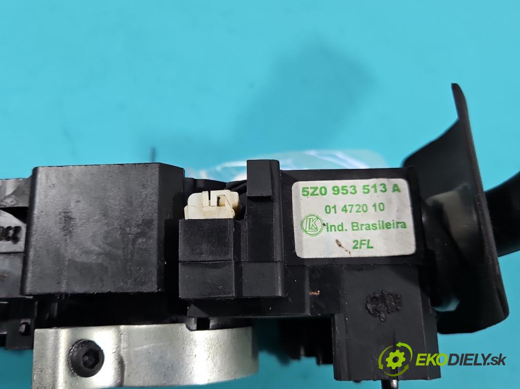 Vw Fox 1.2b 54 HP manual 40 kW 1198 cm3 3- prepínač komplex: 5Z0953513A (Prepínacie páčky pod volantom)