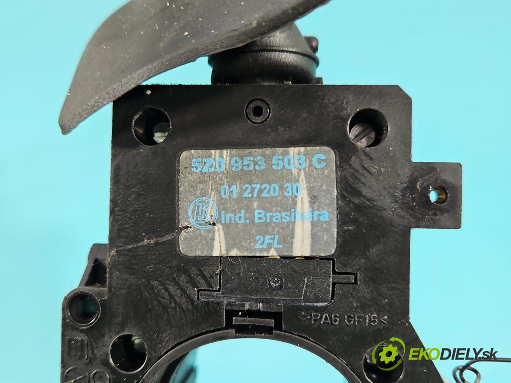 Vw Fox 1.2b 54 HP manual 40 kW 1198 cm3 3- prepínač komplex: 5Z0953513A (Prepínacie páčky pod volantom)