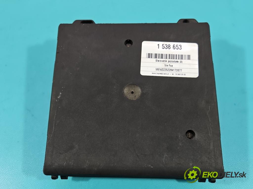 Vw Fox 1.2b 54 HP manual 40 kW 1198 cm3 3- riadiaca jednotka komfortu 6Q2937049F
