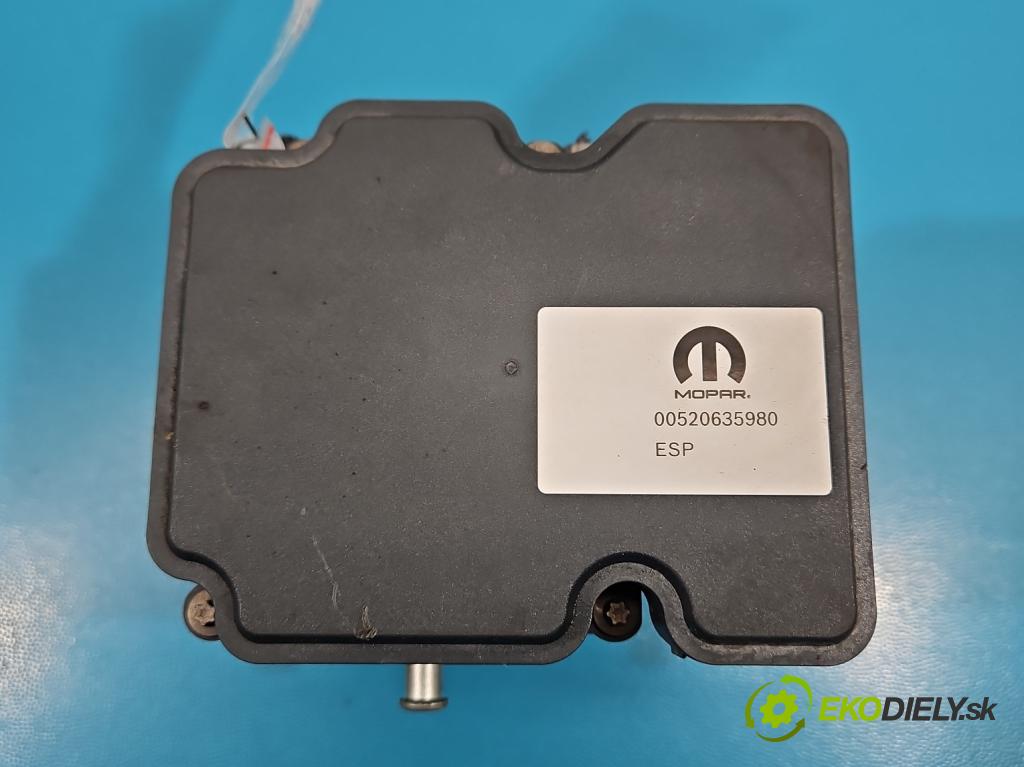 Fiat Tipo II 2015- 1.4 16v 95 HP manual 70 kW 1368 cm3 4- čerpadlo abs 00520635980 (Pumpa ABS)