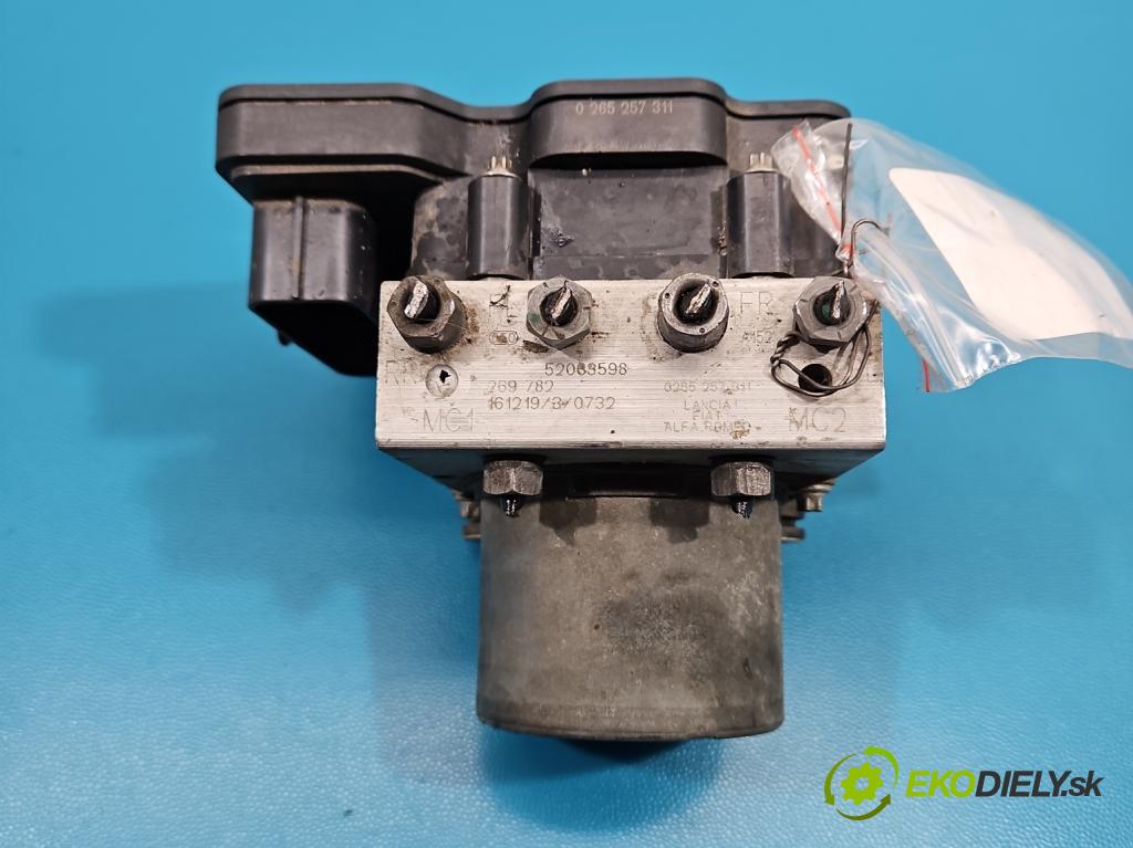 Fiat Tipo II 2015- 1.4 16v 95 HP manual 70 kW 1368 cm3 4- čerpadlo abs 00520635980 (Pumpa ABS)