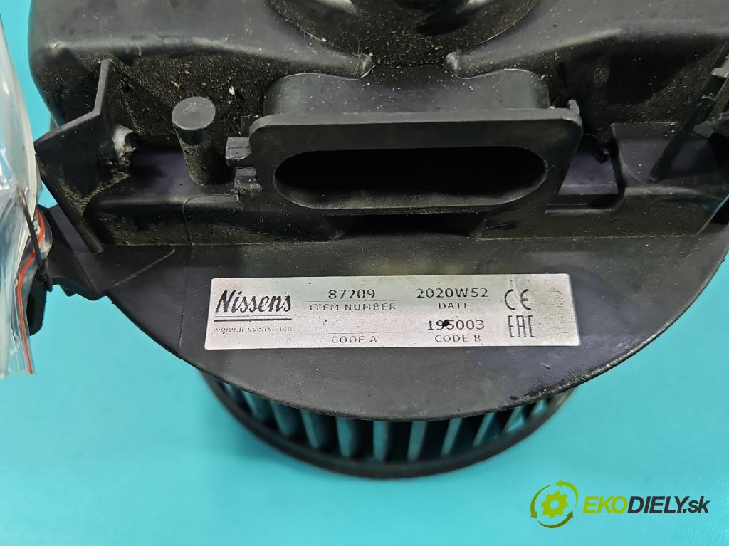 Nissan Micra K12 2003-2010 1.5 dci 65 HP manual 48 kW 1461 cm3 3- ventilátor vzduchu