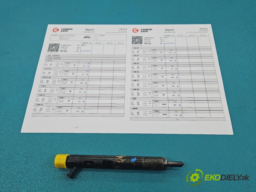 Nissan Micra K12 2003-2010 1.5 dci 65 HP manual 48 kW 1461 cm3 3- vstrek EJBR02101Z (Vstrekovač paliva)