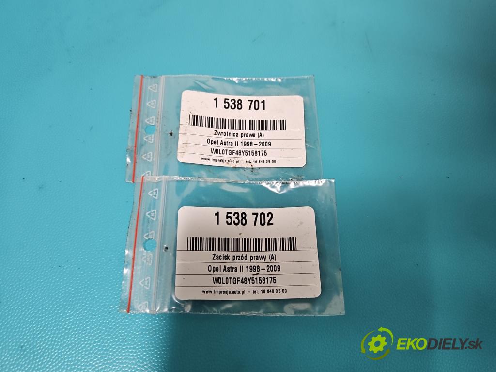 Opel Astra II 1998-2009 1.6 75 HP manual 55 kW 1598 cm3 5- náboj pravé  (Náboj kolesa)