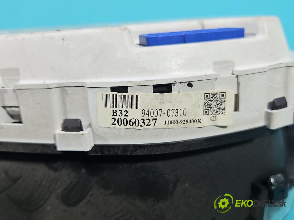 Kia Picanto I 2003-2011 1.1 crdi 75 HP manual 55 kW 1120 cm3 5- prístrojovka/ budíky 94007-07310 (Prístrojová doska)