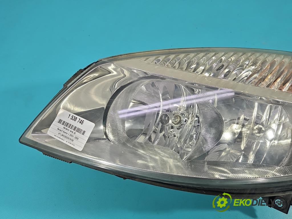 Renault Scenic II 2003-2009 1.5 dci 101 HP manual 74 kW 1461 cm3 5- Reflektor: ľavý  (Kľučka dverí ostatné)