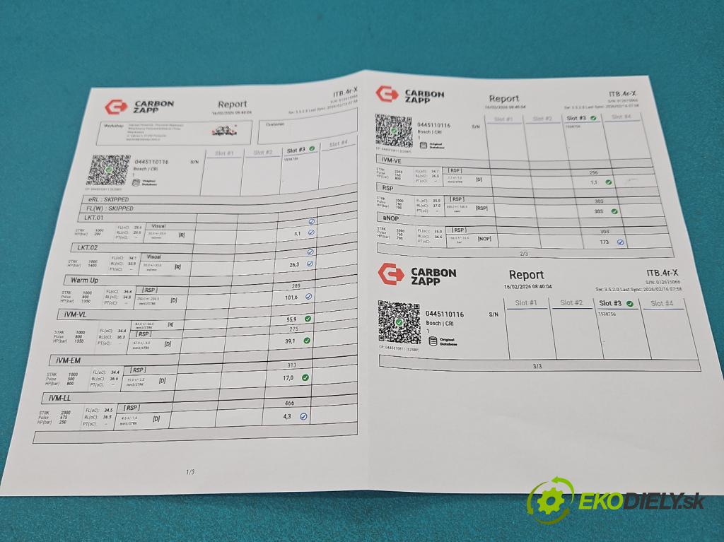 Mercedes Vaneo 1.7 cdi 91 KM manual 67 kW 1689 cm3 5- vstrek 0445110116 (Vstrekovač paliva)