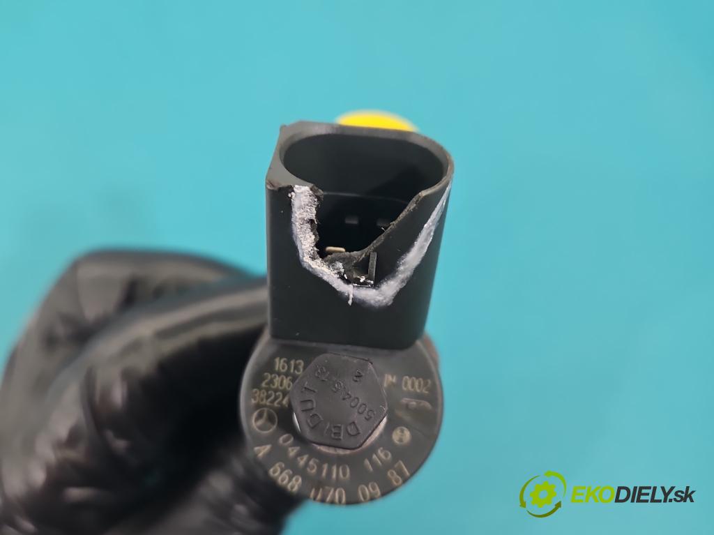 Mercedes Vaneo 1.7 cdi 91 KM manual 67 kW 1689 cm3 5- vstrek 0445110116 (Vstrekovač paliva)