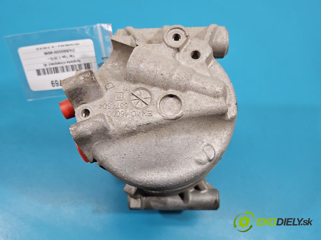 Fiat Tipo II 2015- 1.4 16v 95 hp manual 70 kW 1368 cm3 4- Kompresor: klíma 51986965 (Kompresor klimatizace)