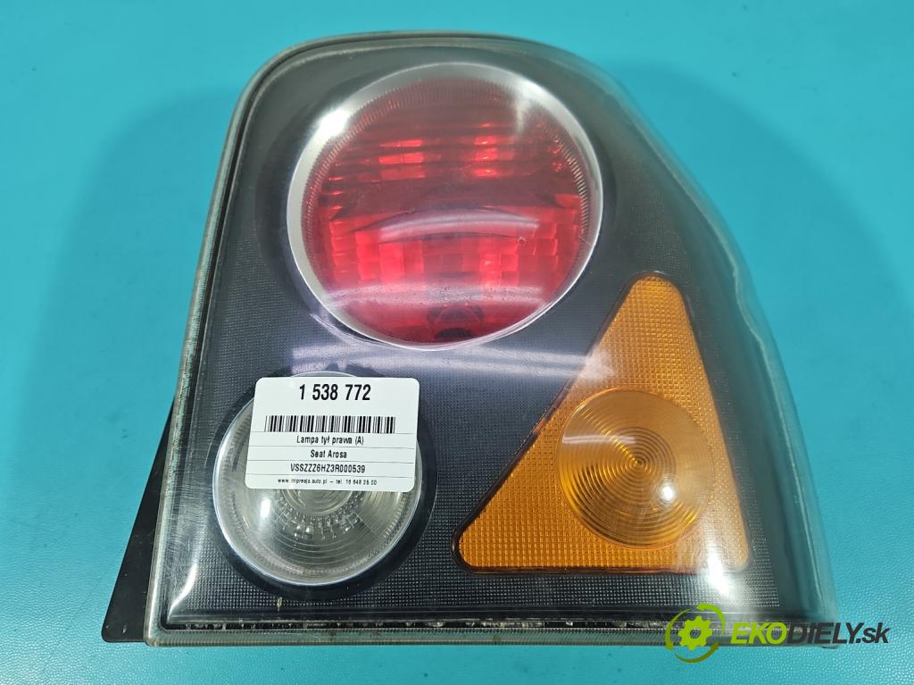 Seat Arosa 1.0 mpi 50KM manual 37 kW 999 cm3 3- svetlo / reflektor zadné pravé  (Kľučka dverí ostatné)