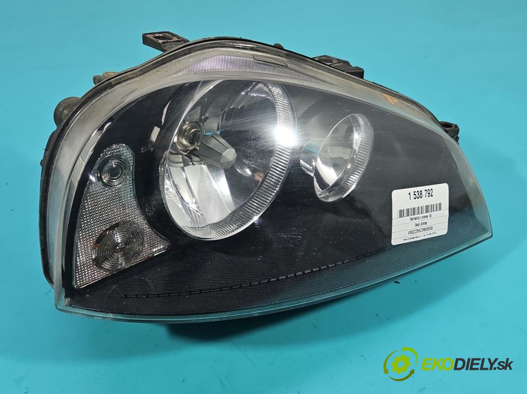 Seat Arosa 1.0 mpi 50KM manual 37 kW 999 cm3 3- Reflektor: pravý 89305581 (Svetlo predné pravé)