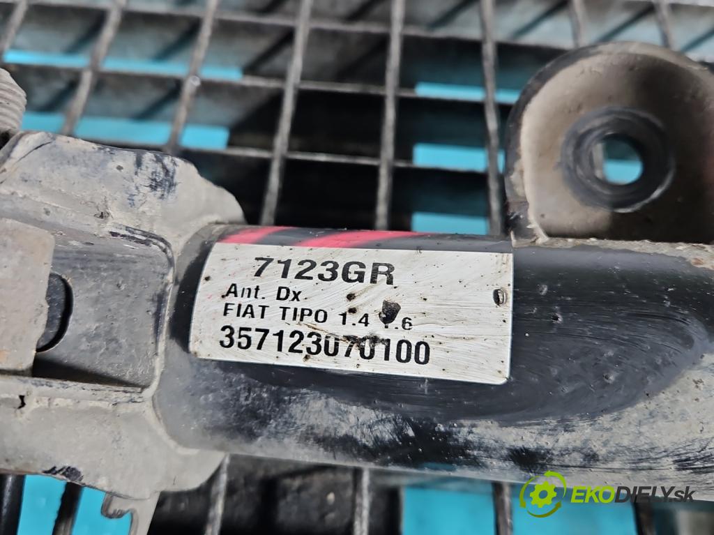 Fiat Tipo II 2015- 1.4 16v 95 HP manual 70 kW 1368 cm3 4- tlmič predné pravý  (Kľučka dverí ostatné)