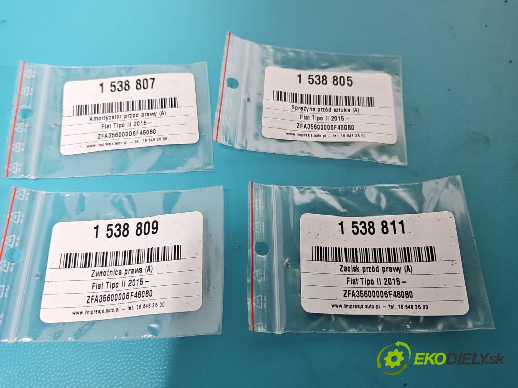 Fiat Tipo II 2015- 1.4 16v 95 HP manual 70 kW 1368 cm3 4- náboj pravé  (Náboj kolesa)
