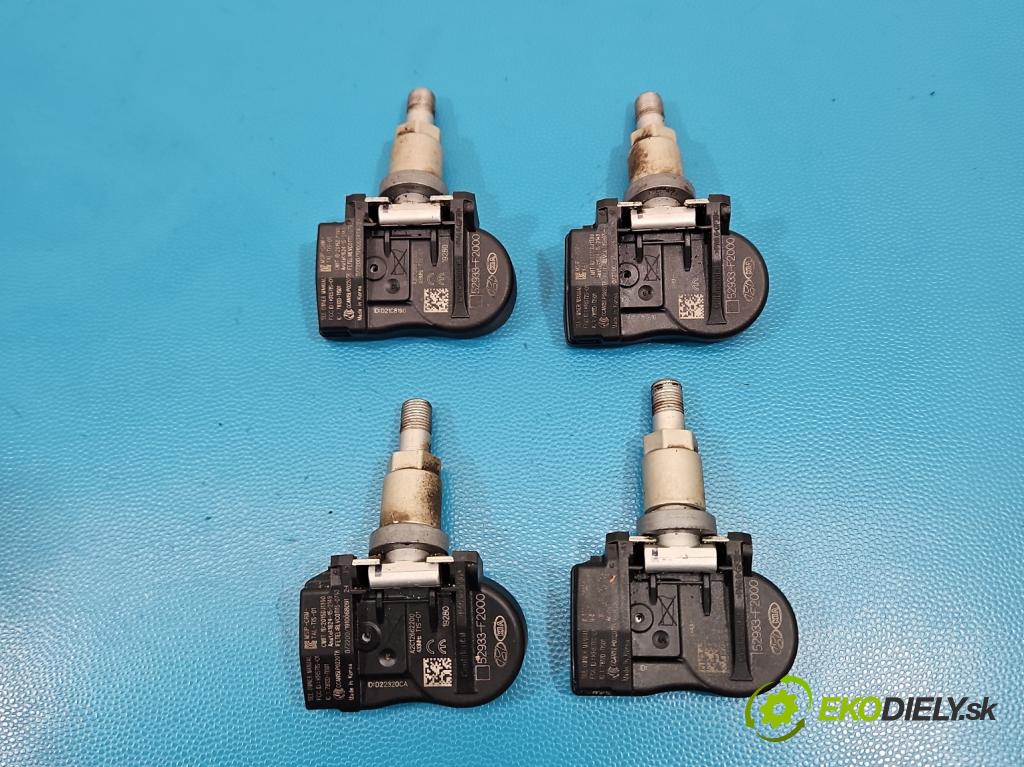 Hyundai Elantra VI 2015-2020 1.6 16V 128 HP automatic 94 kW 1591 cm3 4- snímač tlak: pneumatika 52933-F2000 (Snímač tlaku v pneumatike)