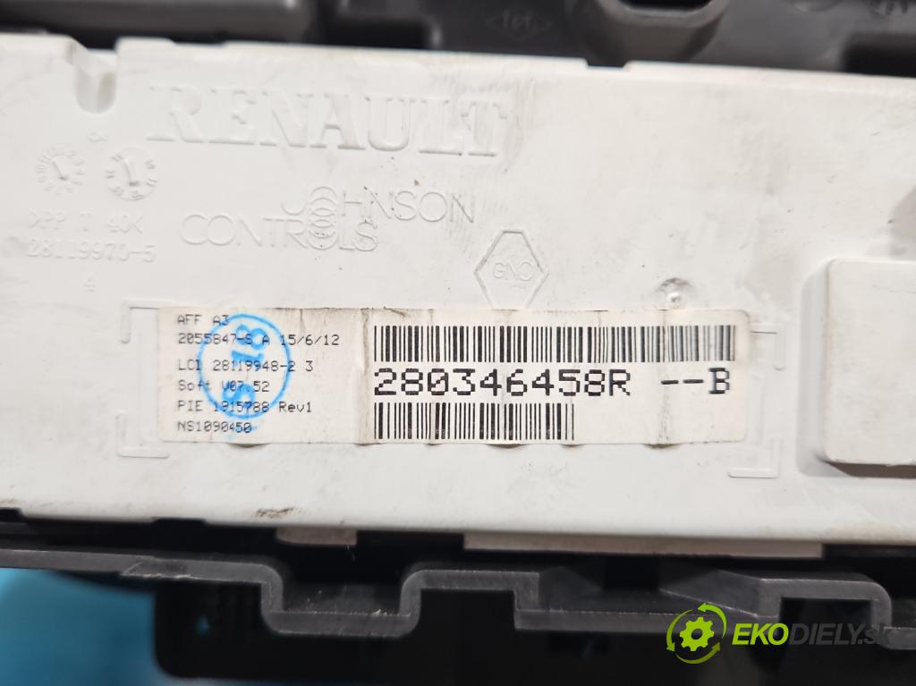 Renault Megane III 2008-2016 1.4 TCE: 131 HP manual 96 kW 1397 cm3 5- Zobrazit: 280346458R (Prístrojová doska)