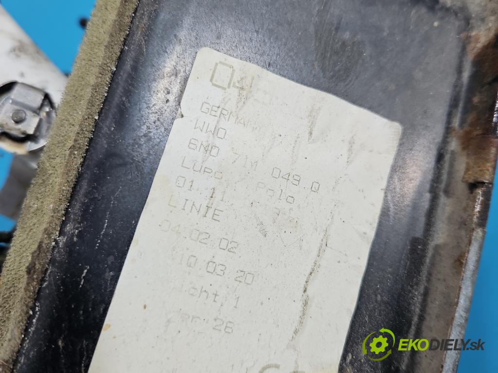 Vw Lupo 1.4 16V 75 HP manual 55 kW 1390 cm3 3- Páka: Změny: stupeň,rýchlosť 6N0711049Q (Rýchlostná páka (kulisa))