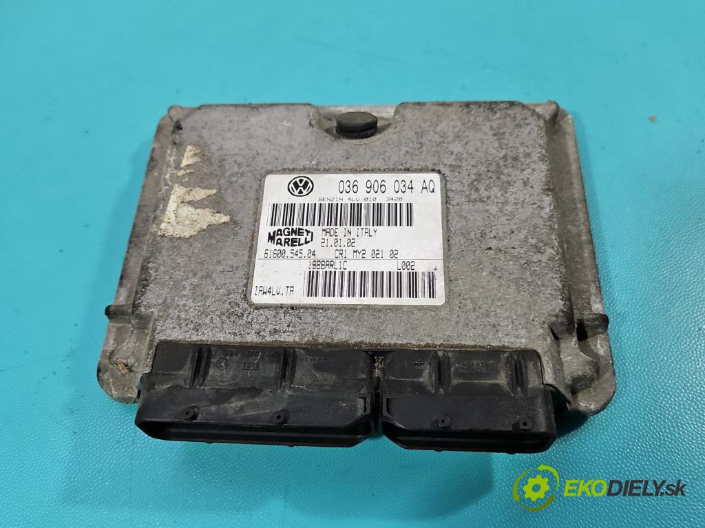 Vw Lupo 1.4 16V 75 HP manual 55 kW 1390 cm3 3- riadiaca jednotka motora 036906034AQ