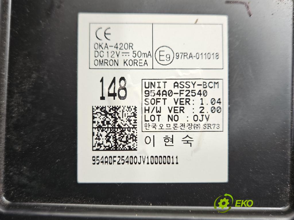 Hyundai Elantra VI 2015-2020 1.6 16V 128 HP automatic 94 kW 1591 cm3 4- riadiaca jednotka komfortu 954A0-F2540