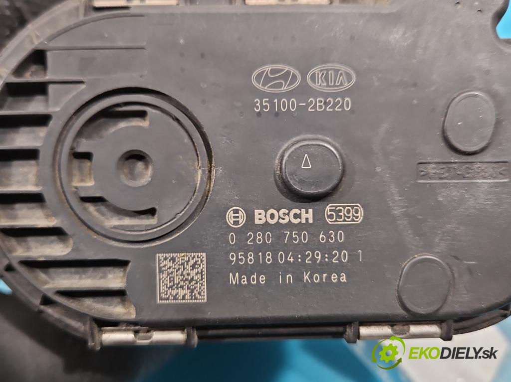 Hyundai Elantra VI 2015-2020 1.6 16V 128 HP automatic 94 kW 1591 cm3 4- klapka 0280750630 (Škrtiaca klapka)