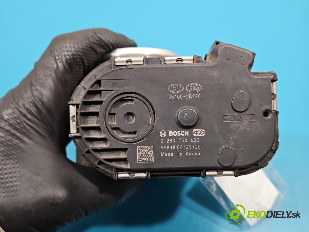 Hyundai Elantra VI 2015-2020 1.6 16V 128 HP automatic 94 kW 1591 cm3 4- klapka 0280750630 (Škrtiaca klapka)