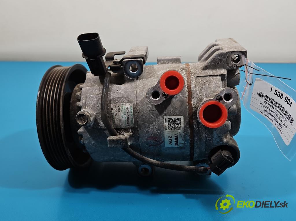 Hyundai Elantra VI 2015-2020 1.6 16V 128 HP automatic 94 kW 1591 cm3 4- Kompresor: klimatizácie CA500EDFAC04 (Kompresor klimatizácie)