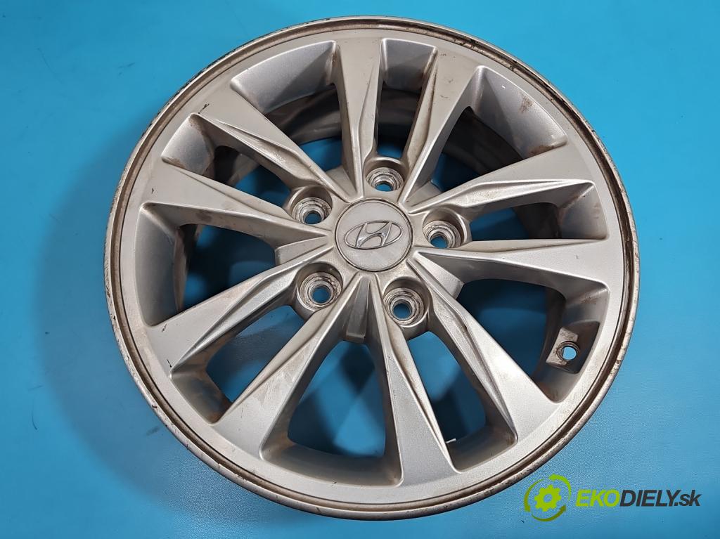 Hyundai Elantra VI 2015-2020 1.6 16V 128 HP automatic 94 kW 1591 cm3 4- Disk hliník 15" komplet 52910-F2AA0