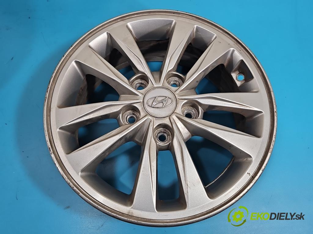 Hyundai Elantra VI 2015-2020 1.6 16V 128 HP automatic 94 kW 1591 cm3 4- Disk hliník 15" komplet 52910-F2AA0