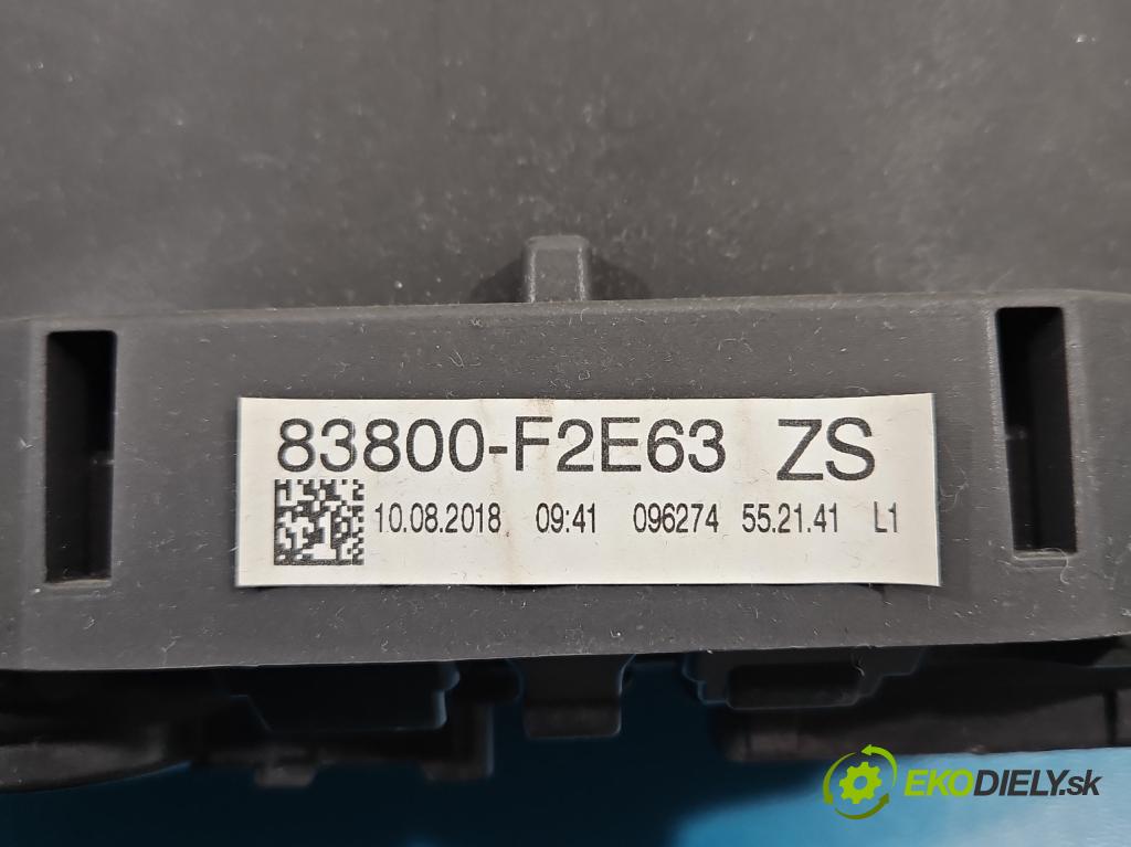 Toyota Auris II 2012-2018 1.8 hybrid 99 HP automatic 73 kW 1798 cm3 5- prístrojovka/ budíky 83800-F2E63 (Prístrojová doska)