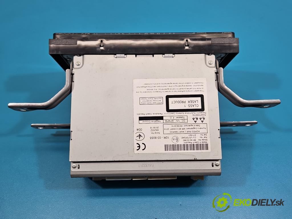 Toyota Auris II 2012-2018 1.8 hybrid 99 HP automatic 73 kW 1798 cm3 5- Radio originál 86140-02360
