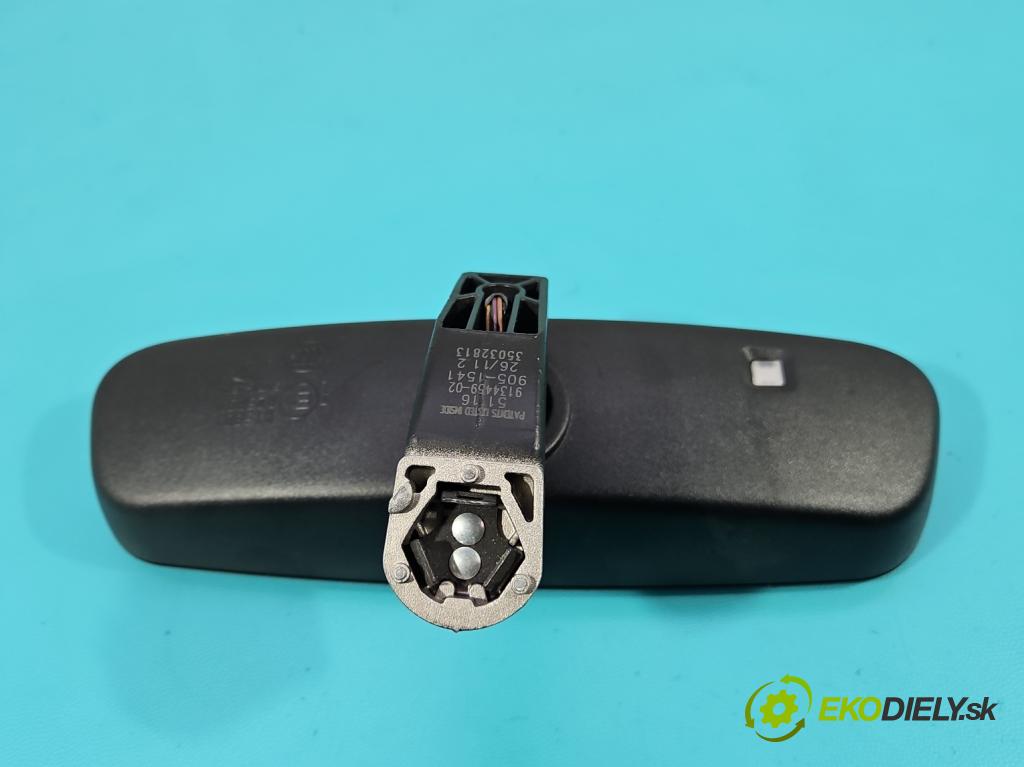 Bmw X6 E71 2007–2014 3.0d 306KM automatic 225 kW 2993 cm3 5- zrkadlo uvnitř: 9134459-02 (Spätné zrkadlo vnútorné)