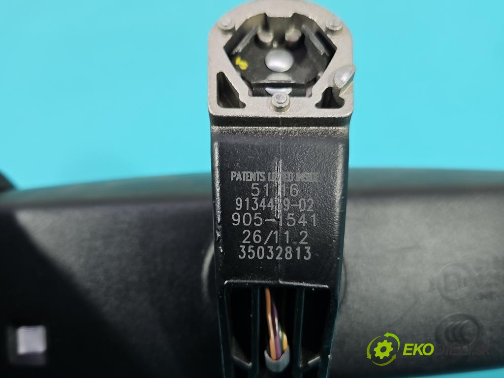 Bmw X6 E71 2007–2014 3.0d 306KM automatic 225 kW 2993 cm3 5- zrkadlo uvnitř: 9134459-02 (Spätné zrkadlo vnútorné)