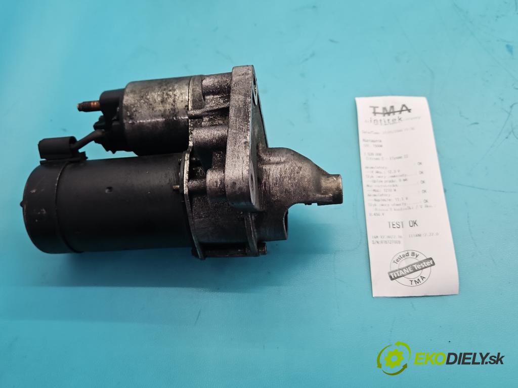 Citroen C-Elysee II 2012- 1.6 hdi 92 HP manual 68 kW 1560 cm3 4- štartér  (Štartér)