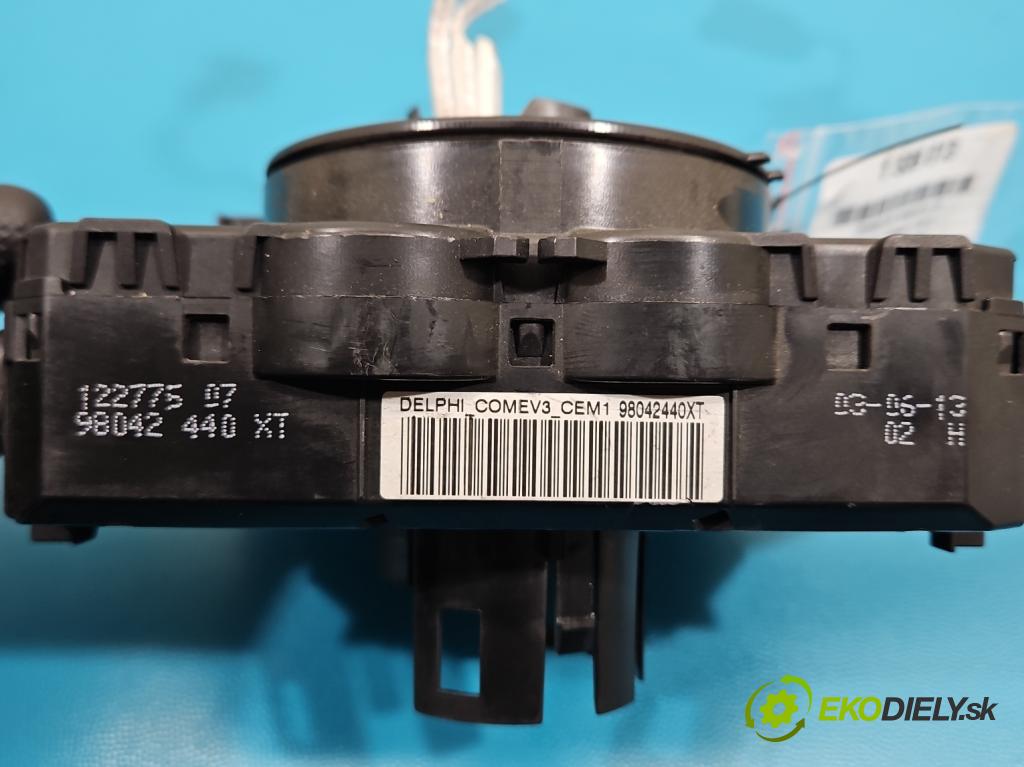 Citroen C-Elysee II 2012- 1.6 hdi 92 HP manual 68 kW 1560 cm3 4- prepínač komplex: 98042440XT (Prepínacie páčky pod volantom)