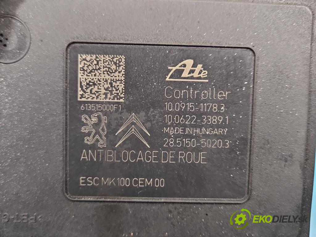 Citroen C-Elysee II 2012- 1.6 hdi 92 hp manual 68 kW 1560 cm3 4- čerpadlo abs 9806891780 (Pumpa ABS)