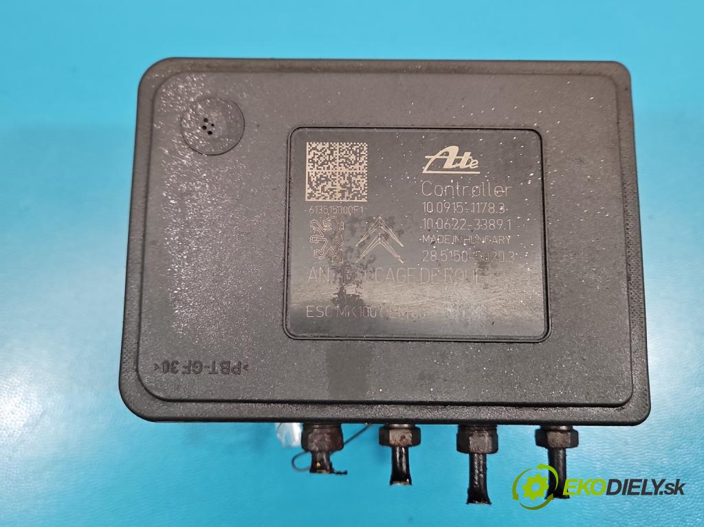 Citroen C-Elysee II 2012- 1.6 hdi 92 hp manual 68 kW 1560 cm3 4- čerpadlo abs 9806891780 (Pumpa ABS)