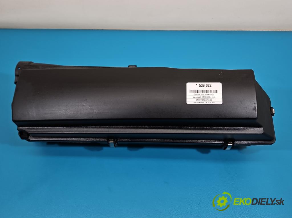 Mercedes E W211 2002-2009 2.7 cdi 177 HP automatic 130 kW 2685 cm3 4- obal filtra vzduchu A6460900601 (Obal vzduchového filtra)