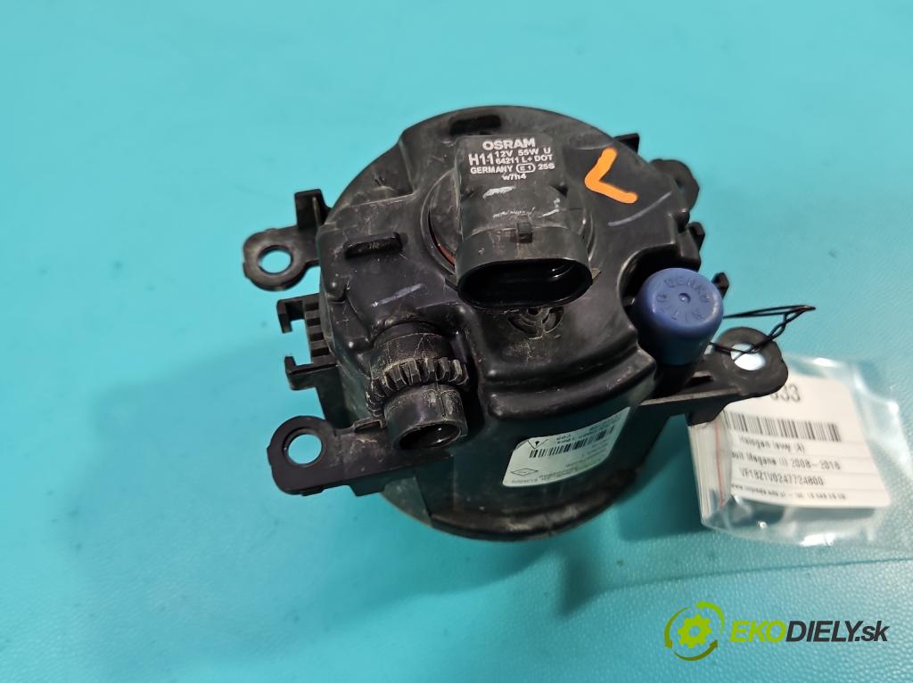 Renault Megane III 2008-2016 1.4 TCE: 131 HP manual 96 kW 1397 cm3 5- Halogen ľavý 89202502 (Kľučka dverí ostatné)