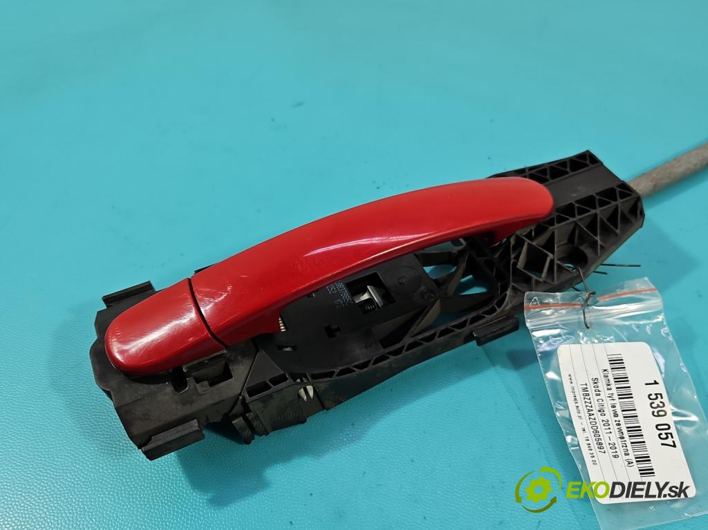 Skoda Citigo 2011-2019 1.0 MPI 60 HP manual 44 kW 999 cm3 5- rukoväť zadné ľavé mimo: 5L0837885C (Kľučka dverí ostatné)