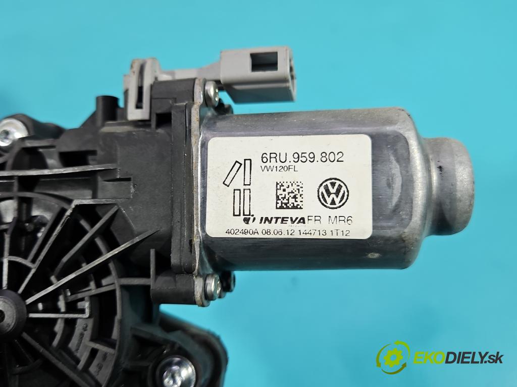 Skoda Citigo 2011-2019 1.0 MPI 60 HP manual 44 kW 999 cm3 5- mechanizmus okna predné ľavý 6RU959802