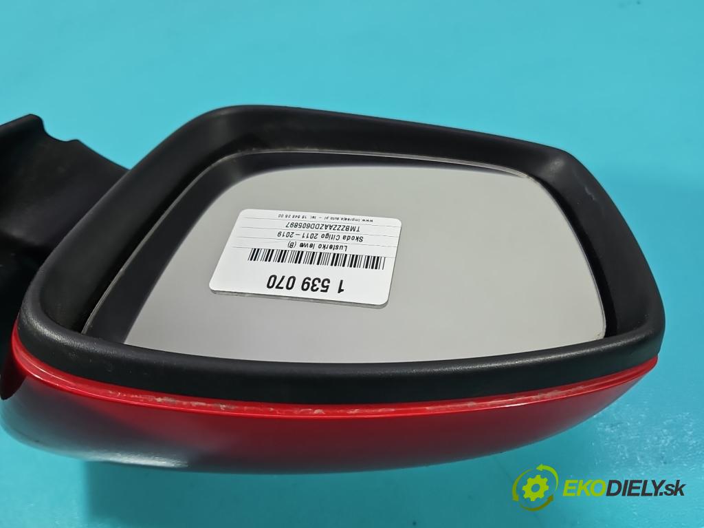 Skoda Citigo 2011-2019 1.0 MPI 60 HP manual 44 kW 999 cm3 5- zrkadlo ľavé (Kľučka dverí ostatné)