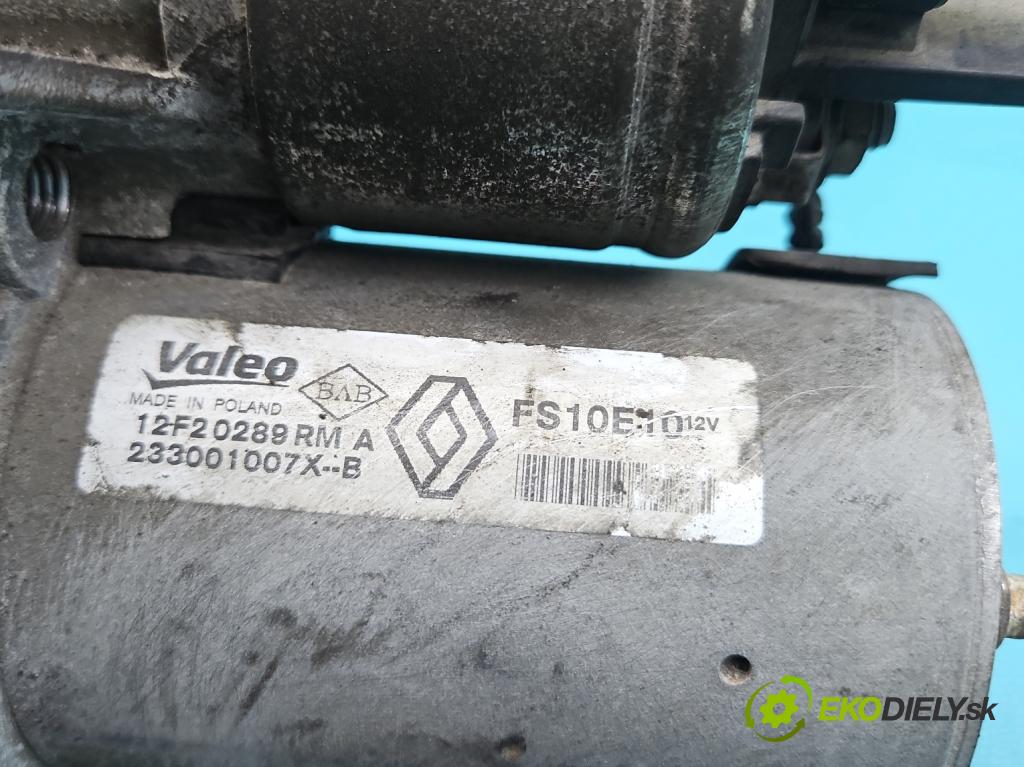 Renault Megane III 2008-2016 1.4 TCE: 131 HP manual 96 kW 1397 cm3 5- štartér 233001007X (Štartér)