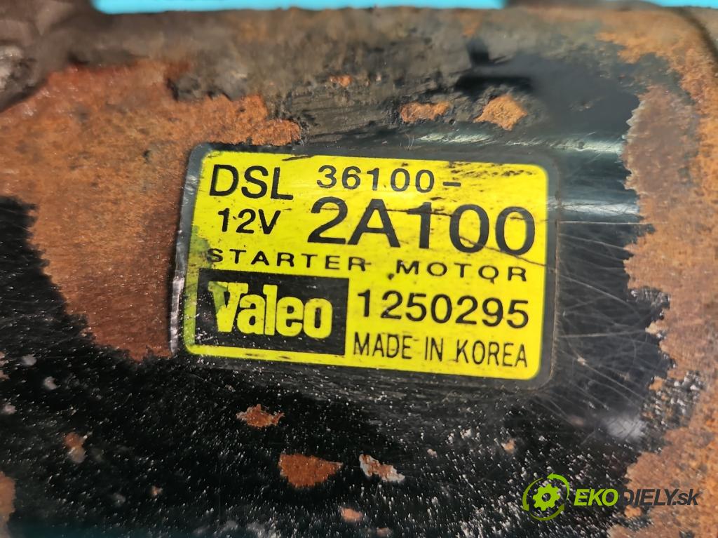 Kia Picanto I 2003-2011 1.1 crdi 75 HP manual 55 kW 1120 cm3 5- štartér 36100-2A100 (Štartér)