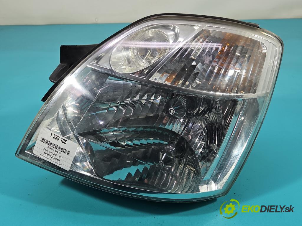 Kia Picanto I 2003-2011 1.1 crdi 75 HP manual 55 kW 1120 cm3 5- Reflektor: ľavý  (Kľučka dverí ostatné)
