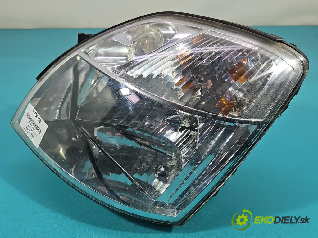 Kia Picanto I 2003-2011 1.1 crdi 75 HP manual 55 kW 1120 cm3 5- Reflektor: ľavý  (Kľučka dverí ostatné)