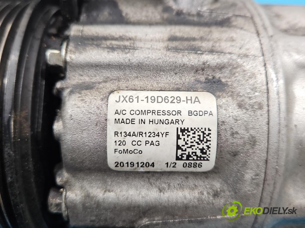 Ford Focus Mk4 2018- 1.5 TDCI 120 HP automatic 88 kW 1499 cm3 5- Kompresor: klimatizácie JX61-19D629-HA (Kompresor klimatizácie)