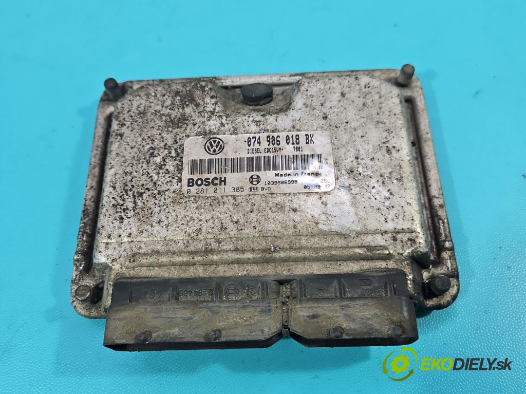 Vw LT II 1996-2006 2.5 tdi 109 HP manual 80 kW 2461 cm3 5- riadiaca jednotka motora 074906018BK