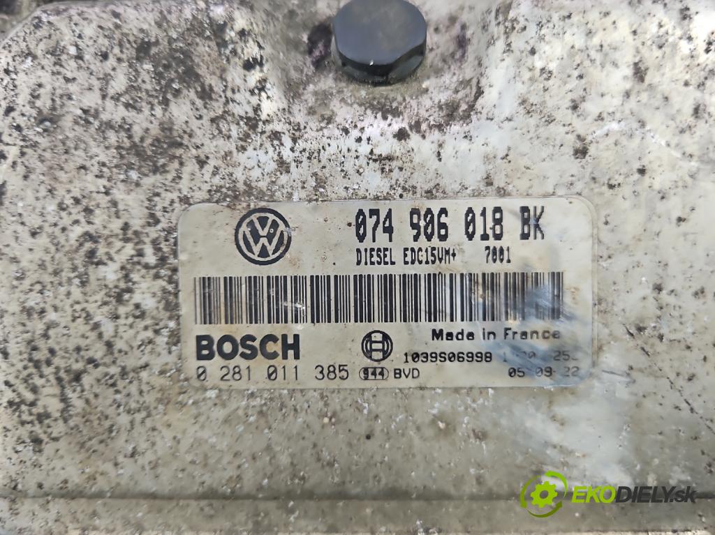 Vw LT II 1996-2006 2.5 tdi 109 HP manual 80 kW 2461 cm3 5- riadiaca jednotka motora 074906018BK