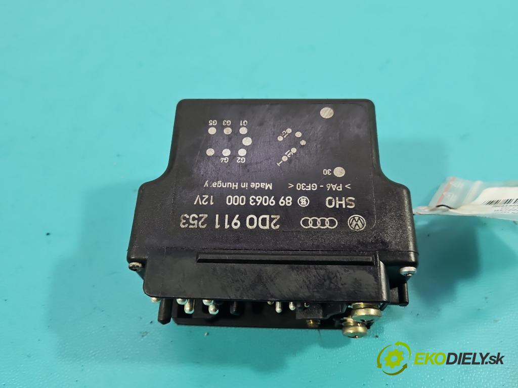 Vw LT II 1996-2006 2.5 tdi 109 hp manual 80 kW 2461 cm3 5- relé svíčky: žavícich: 2D0911253 (Relé)