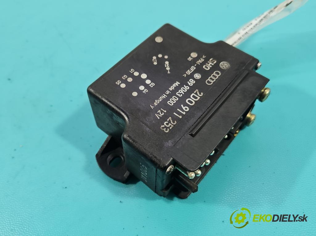 Vw LT II 1996-2006 2.5 tdi 109 hp manual 80 kW 2461 cm3 5- relé svíčky: žavícich: 2D0911253 (Relé)